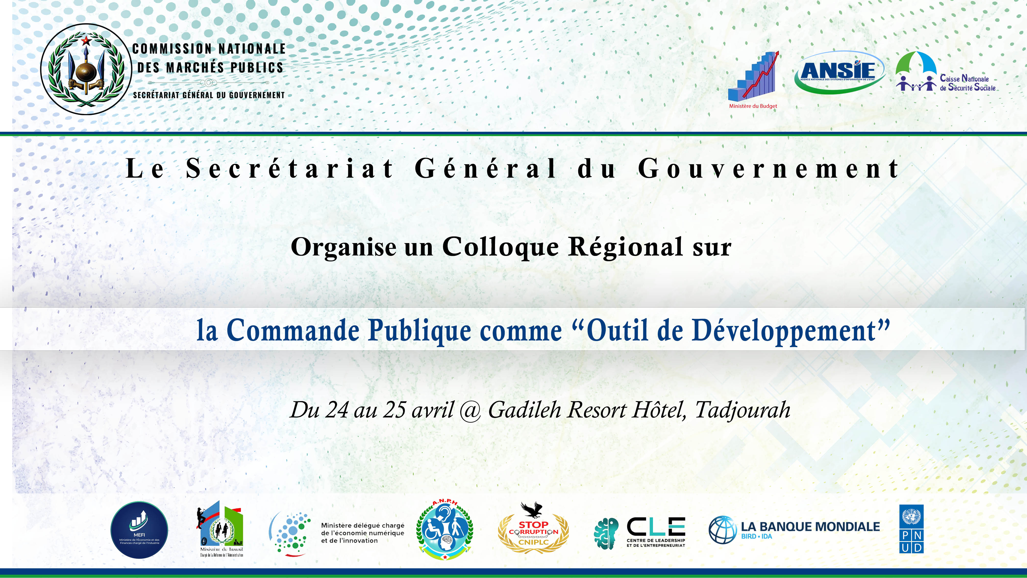 Colloque Régional sur la Commande Publique